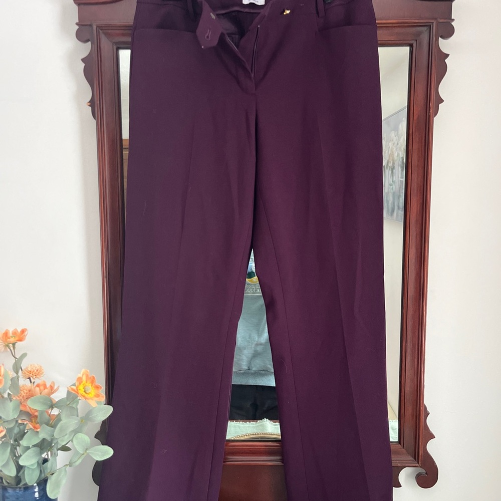 Calvin Klein Deep Purple Women's Trousers
